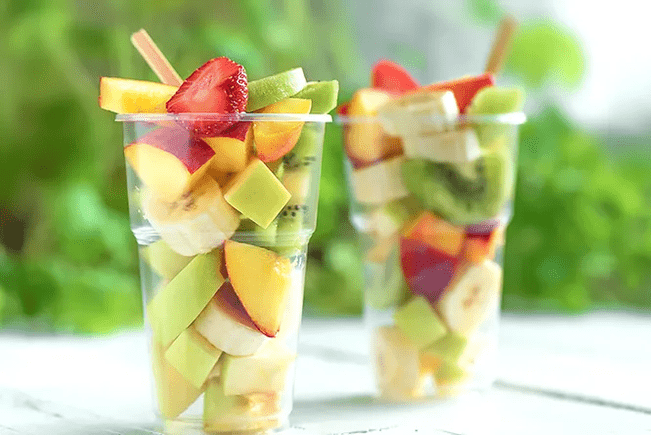 մրգային օր դիետայի վրա