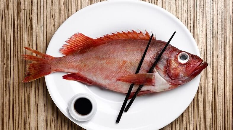 ձուկ ճապոնական դիետայի համար